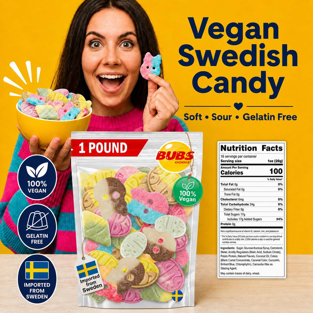 Bubs Swedish Candy Mix | Vegan & Gelatin-Free