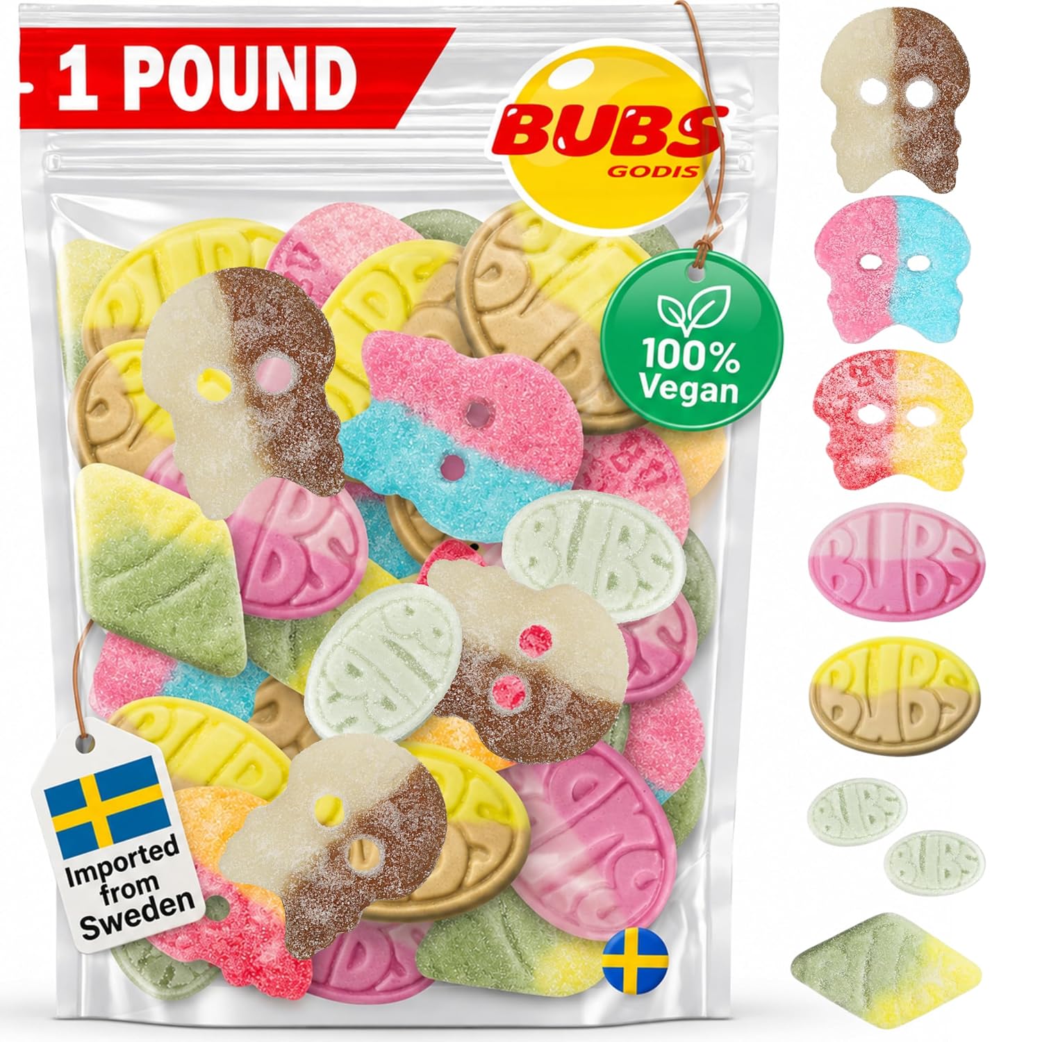 Bubs Swedish Candy Mix | Vegan & Gelatin-Free
