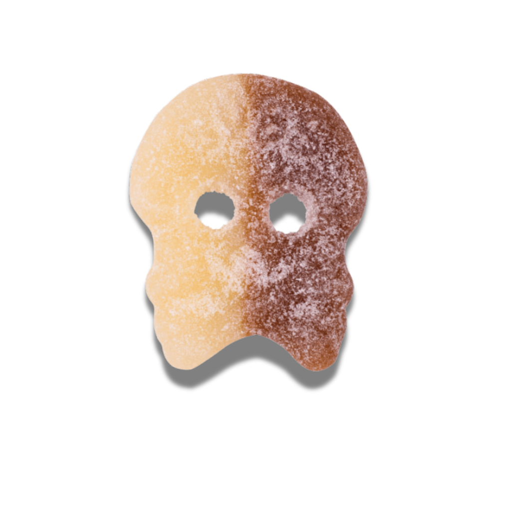 BUBS Cool Cola Skull foam candy with refreshing cola taste