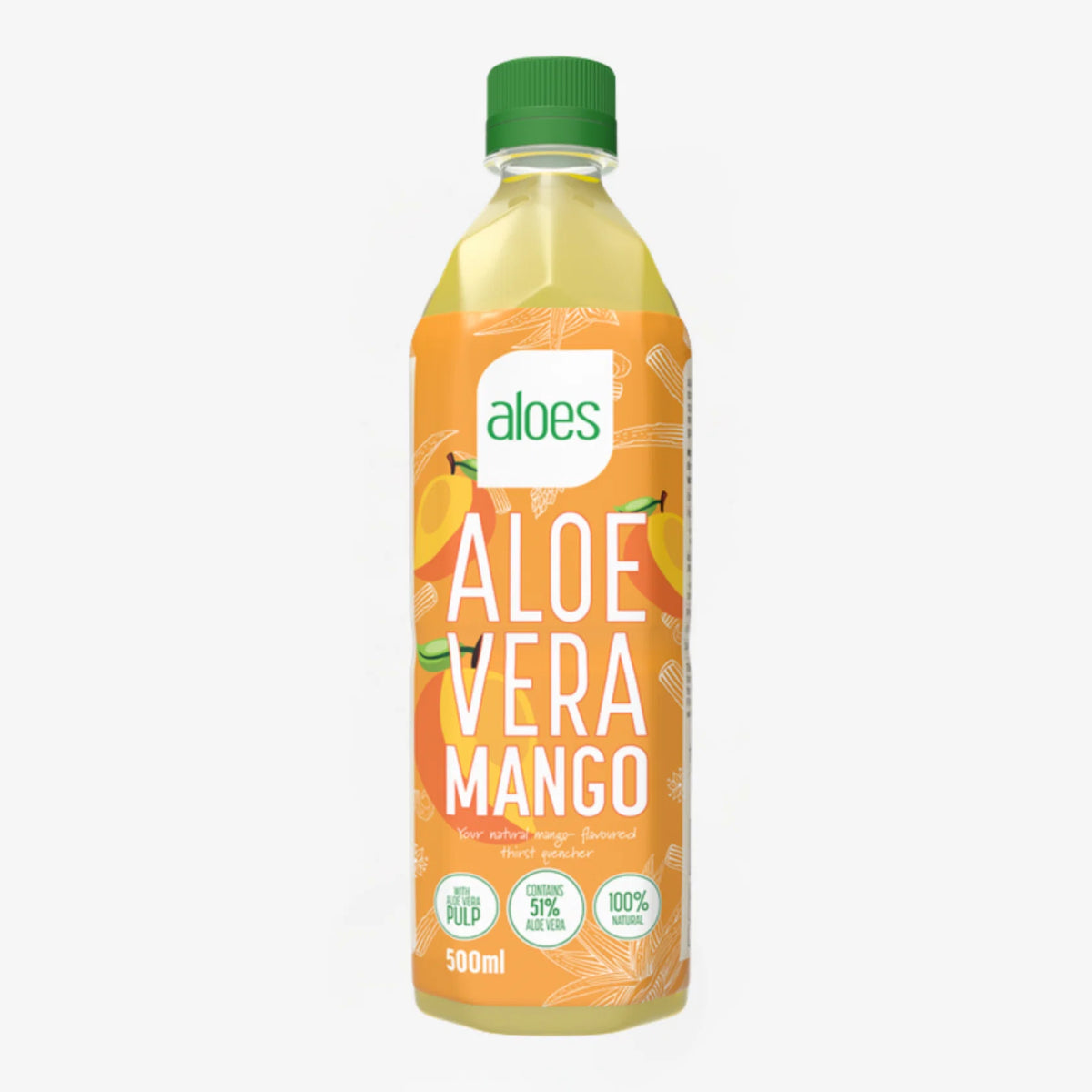 12x ALOES Aloe Vera - Mango 500 ml