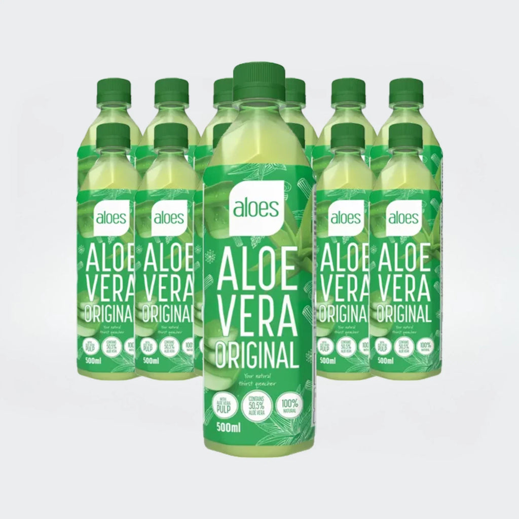 12x ALOES Aloe Vera - Original 500 ml