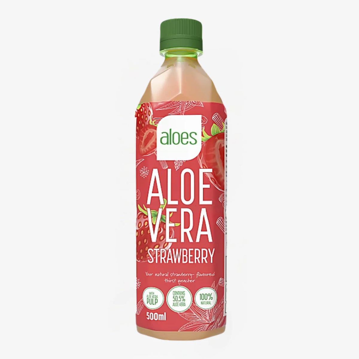 12x ALOES Aloe Vera - Strawberry 500 ml