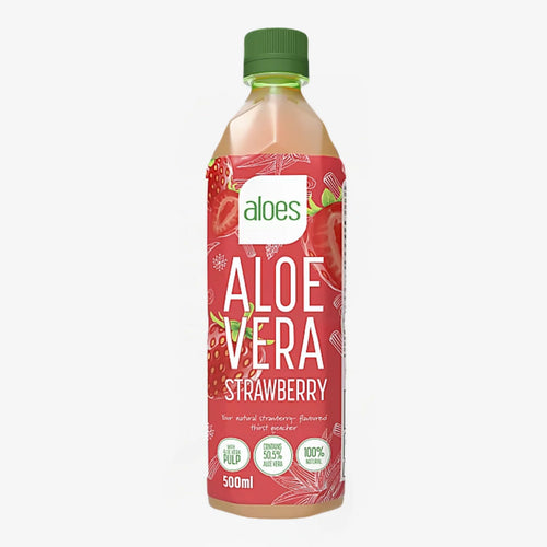 12x ALOES Aloe Vera - Strawberry 500 ml