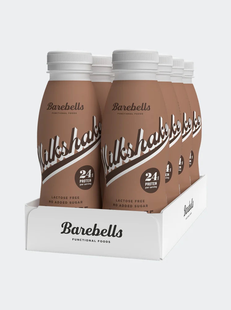 8x Barebells Milkshake Chocolate 330 ml