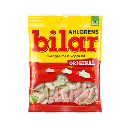 Ahlgrens Bilar Original – Soft Chewy Swedish Candy Cars (125g)