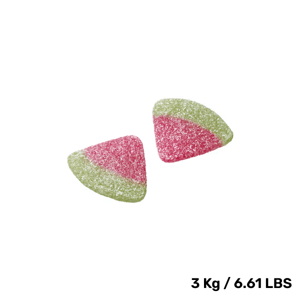 Bag of ScandyBites sour watermelon gummies, tangy and sweet.

