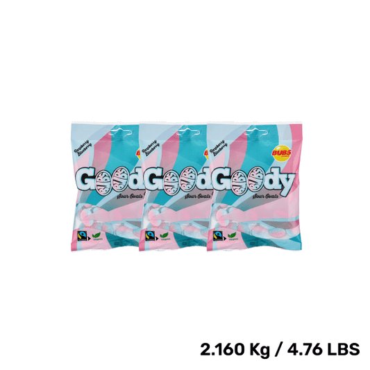 BUBS Goody Raspberry Blueberry Candy – Vegan Swedish Treat (90g)