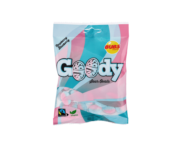 BUBS Goody Raspberry Blueberry | Vegan Swedish Candy – Scandybites