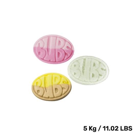 BUBS Oval Candy Mix – Strawberry, Banana & Pear Assortment