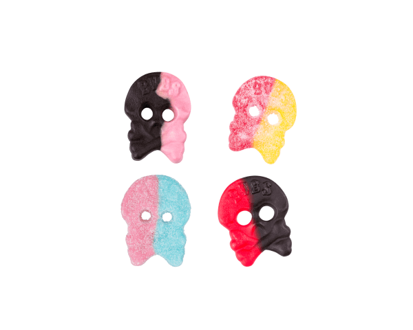 The ultimate BUBS vegan skull candy collection in one mix bag.

