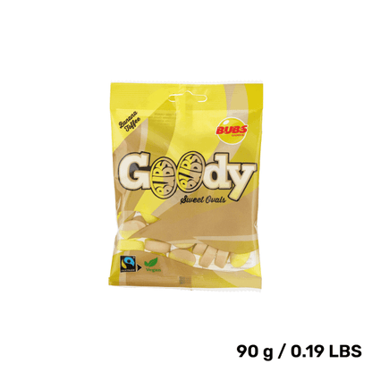 Banana Caramel Swedish Candy – Vegan & Fairtrade (90g)