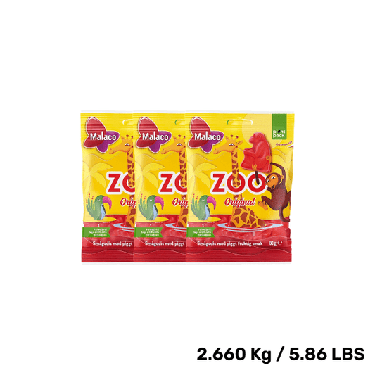 Malaco Zoo Swedish Candy – Fruity Animal Gummies (95g)