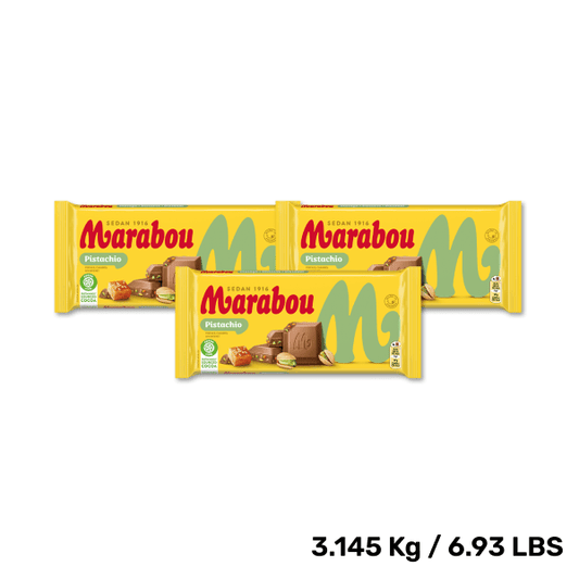 Marabou Milk Chocolate Pistachio Bar – Crunchy & Creamy (185g)