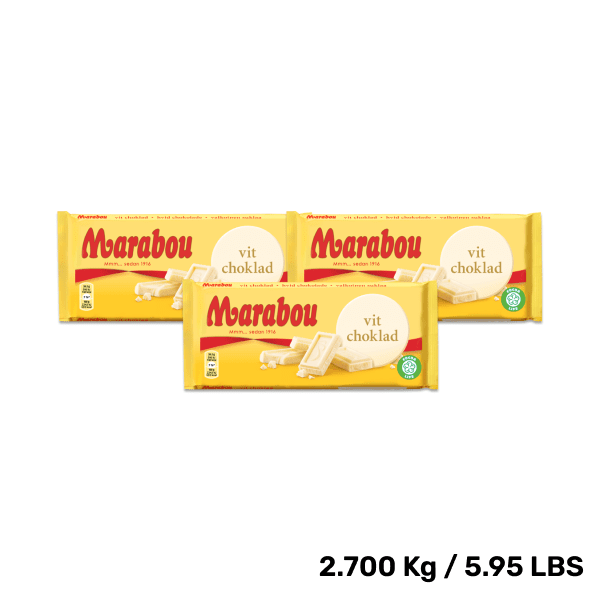 ScandyBites white chocolate bar, a creamy Swedish chocolate.

