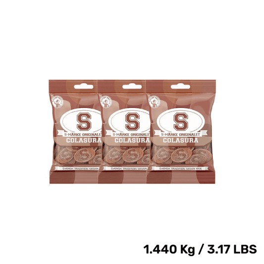 S-Mark Cola Sour Candy – Tangy Fizzy Swedish Cola (80g)