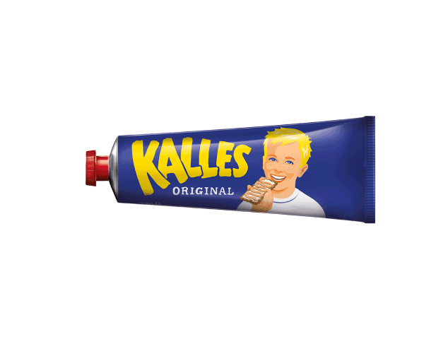 Kalles Kaviar Original, Swedish cod roe spread in a squeezable tube.

