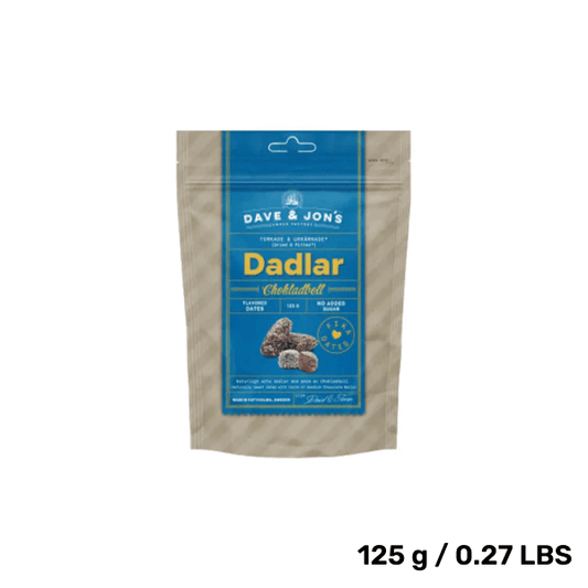 Dave & Jon's Chocolate Balls Dates – Sweet Swedish Snack (125g)