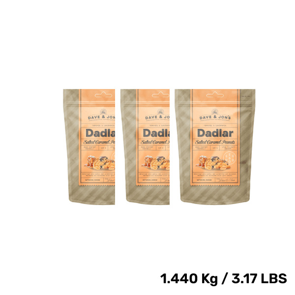 ScandyBites salted caramel peanut dates, a sweet and savory Swedish snack.

