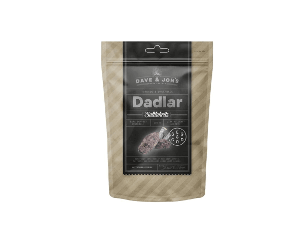 ScandyBites Swedish candy, sweet and salty salted licorice dates.

